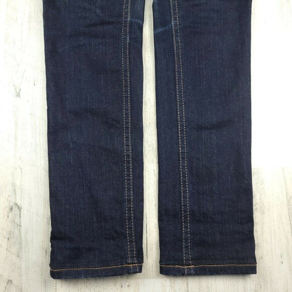 MEK DNM By Moscow Cigarette Bootcut Jeans Dark Wash Size 28x34 EUC - Picture 4 of 11